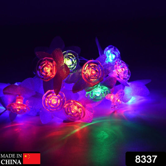 4Mtr Flower Design Home Decoration Electrical Series Light Home Decoration Diwali & Wedding LED Christmas String Light Indoor and Outdoor Light ,Festival Decoration Led String Light, Multi-Color Light (16L 4Mtr) - infinityexculsivestore.com
