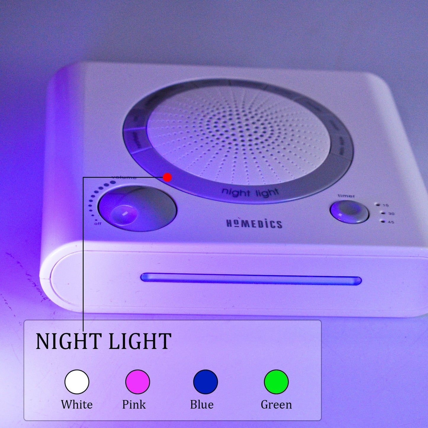 Sleep Therapy Noise Sound Therapy Machine with 8 High - Fidelity Soothing Sleeping , Anxiety , Stress Natural Sounds, Battery or Adaptor Charging Options, 3 Auto - Off Timer Option - infinityexculsivestore.com