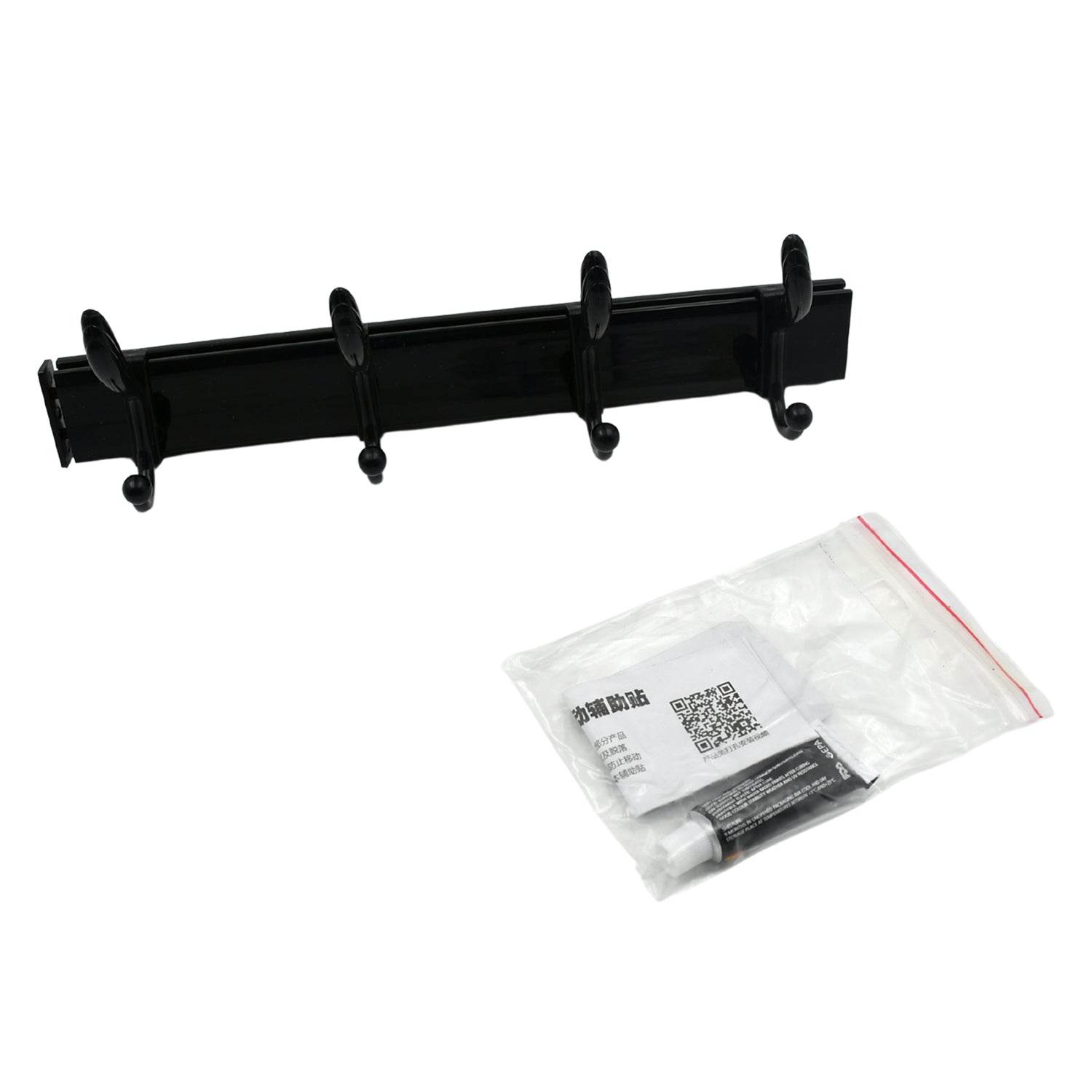 Cloth hanger, Wall Door Hooks Rail for Hanging Clothes for Hanging Hook Rack Rail, Extra Long Coat Hanger Wall Mount for Clothes, Jacket, Hats, 6 Hook With Eco-friendly Liquid Adhesive Glue - infinityexculsivestore.com