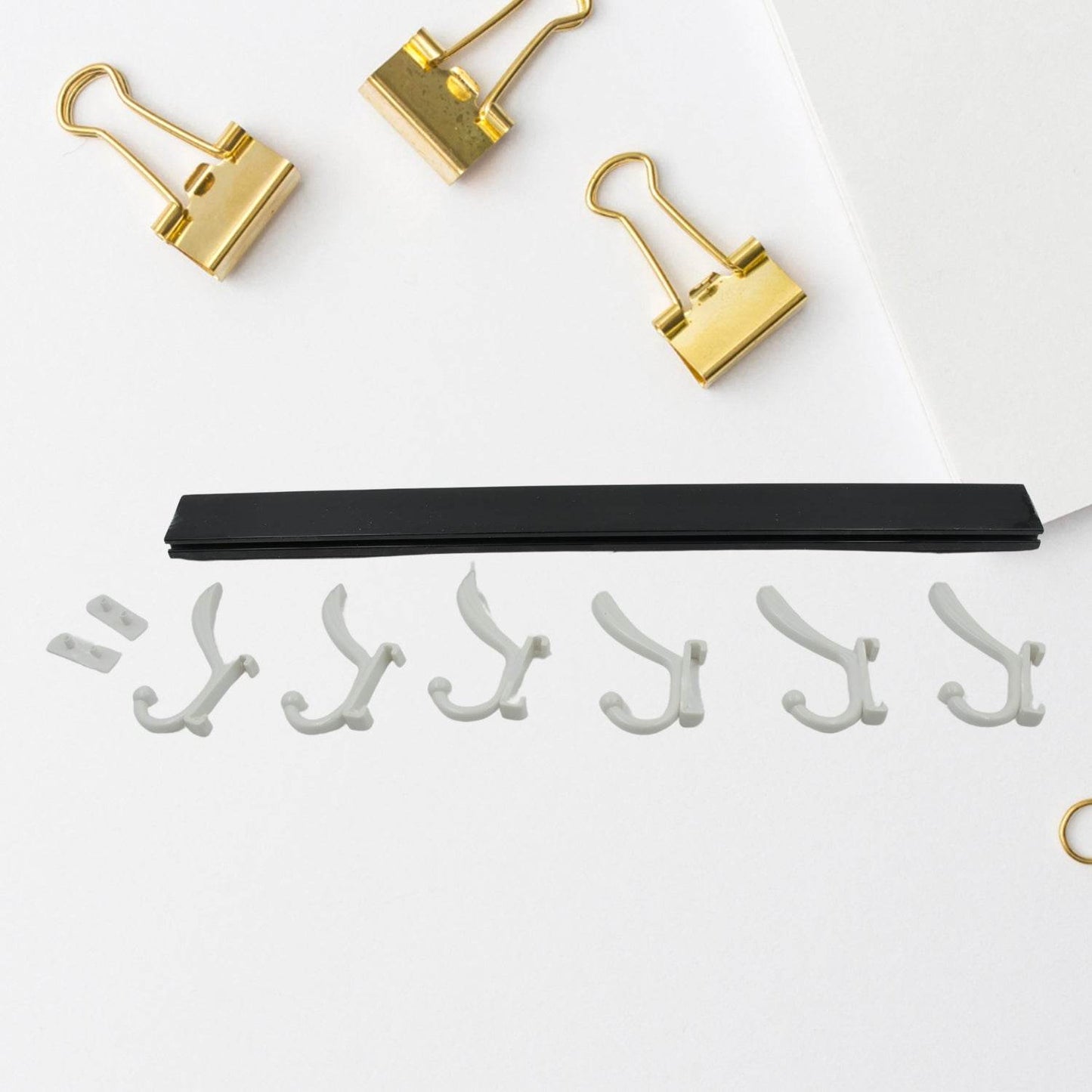 Cloth hanger, Wall Door Hooks Rail for Hanging Clothes for Hanging Hook Rack Rail, Extra Long Coat Hanger Wall Mount for Clothes, Jacket, Hats, 6 Hook With Eco-friendly Liquid Adhesive Glue - infinityexculsivestore.com