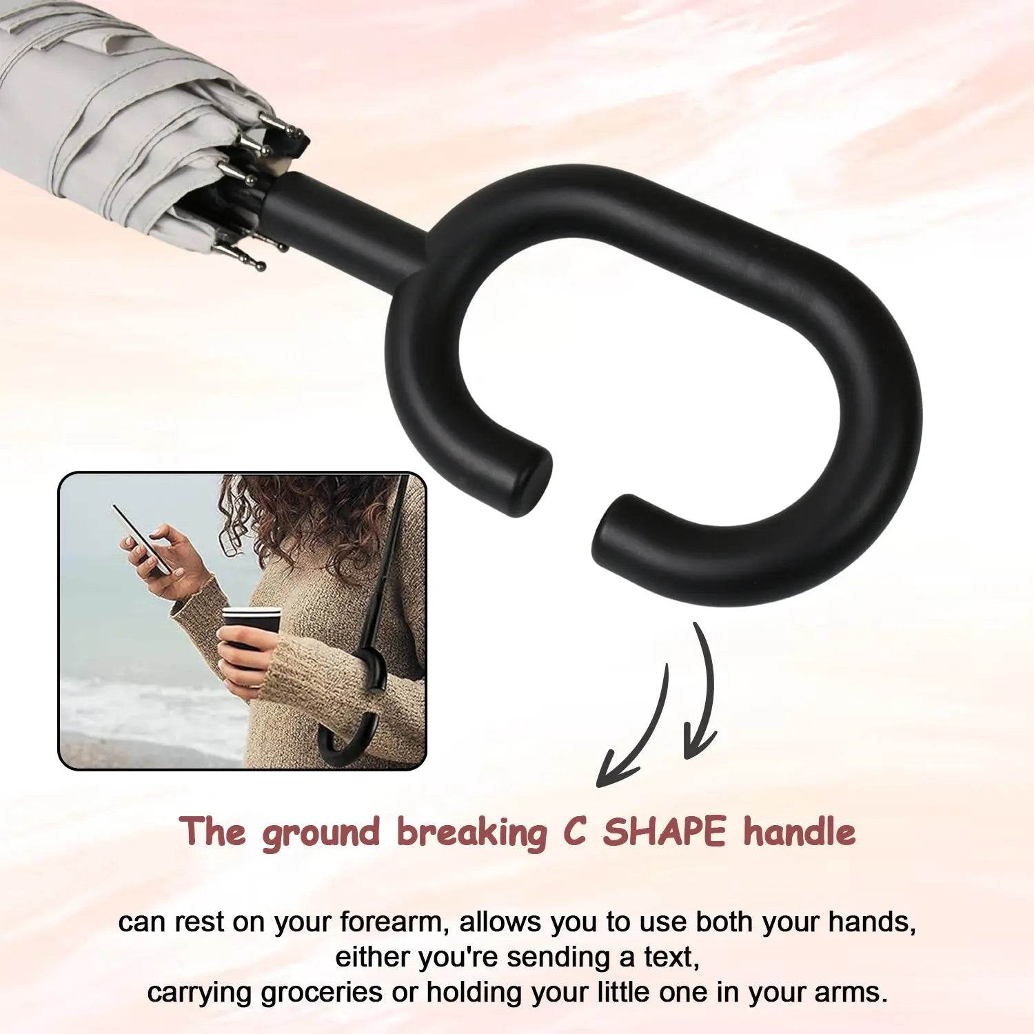 8551 Umbrella Summer Sun and Rain Protection Foldable Cute Umbrella & C-Shaped Handle || UV Protection Rain Sun Umbrella || Travel Accessories || Umbrella for Children, Girls, and Boys (1 Pc / Mix Color) - infinityexculsivestore.com