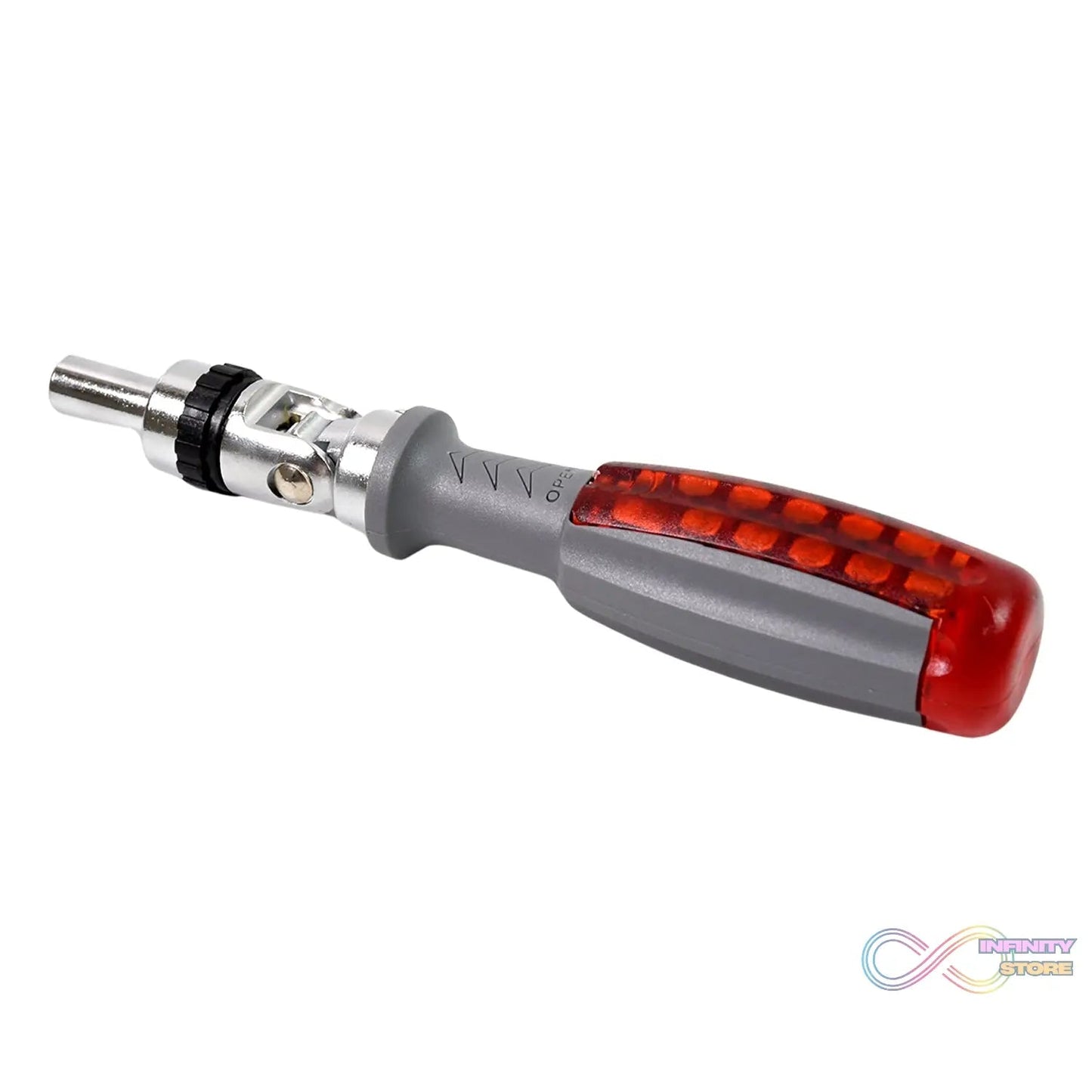 Multi Bits Ratchet Screwdriver Set, Adjustable Angle Two - Way Ratcheting Screwdriver (1 Set) - infinityexculsivestore.com
