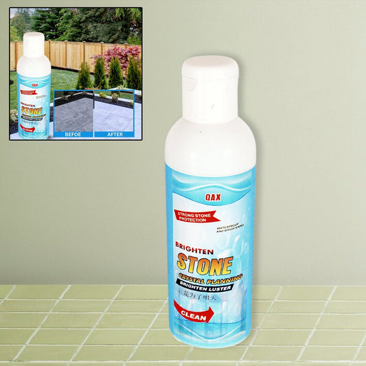 Stone Stain Remover Cleaner, Stone Crystal Plating Agent, Marble Stone Cleaner Polishes, Crystal Plating for Kitchen, Patio, Backyard Marble Cleaner and Polish (75 ML Approx / 1 pc) - infinityexculsivestore.com