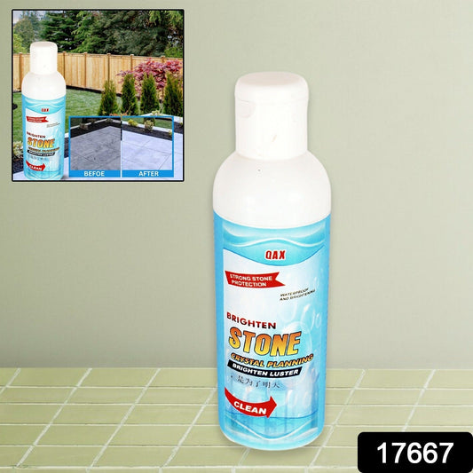 Stone Stain Remover Cleaner, Stone Crystal Plating Agent, Marble Stone Cleaner Polishes, Crystal Plating for Kitchen, Patio, Backyard Marble Cleaner and Polish (75 ML Approx / 1 pc) - infinityexculsivestore.com