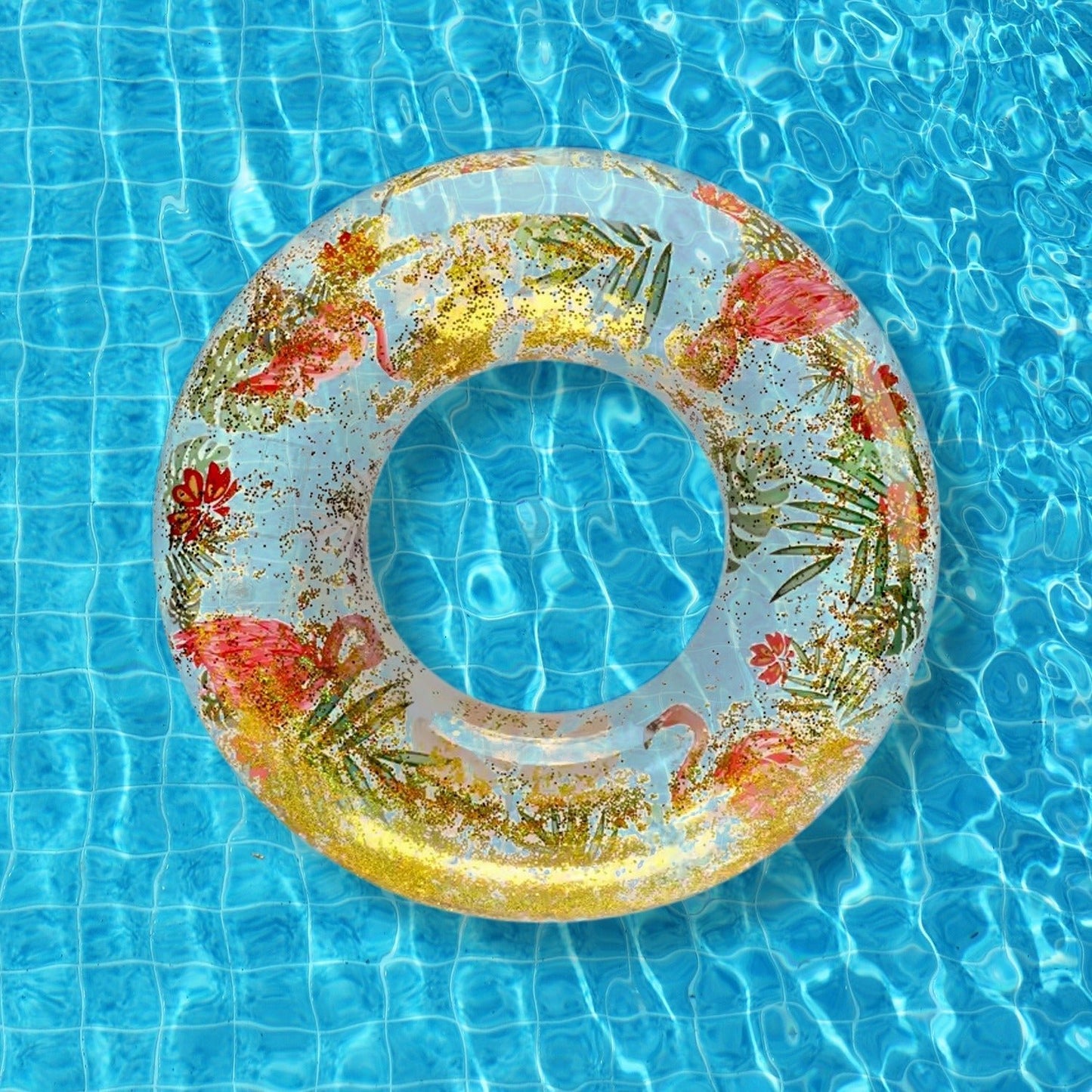 Swim Ring, For children, Conveniently Portable, Feathers, Swimming Ring, For Water Play, For Beaches, Swimming, Summer Vacation, Outdoor Swimming Beach children Pool Water Fun Toys (1 Pc) - infinityexculsivestore.com