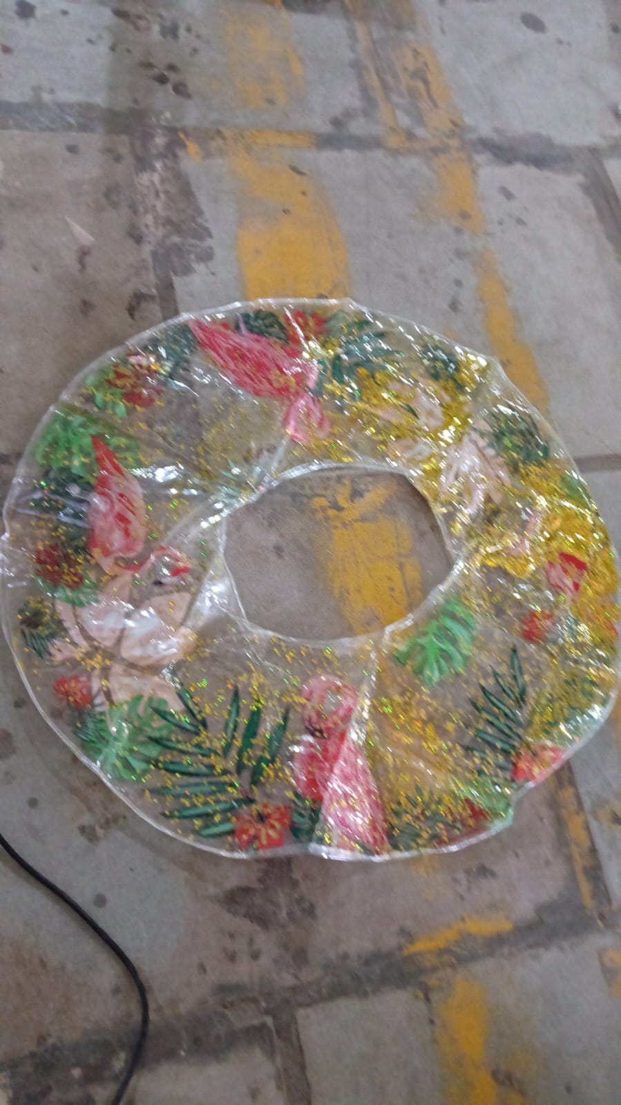 Swim Ring, For children, Conveniently Portable, Feathers, Swimming Ring, For Water Play, For Beaches, Swimming, Summer Vacation, Outdoor Swimming Beach children Pool Water Fun Toys (1 Pc) - infinityexculsivestore.com
