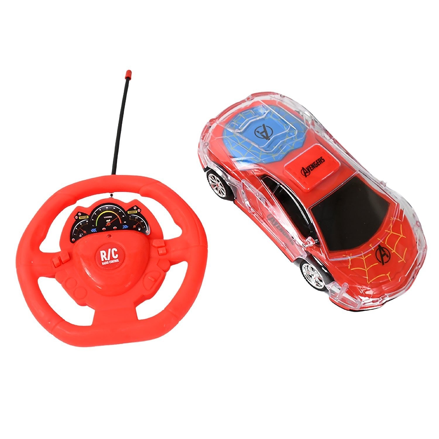Plastic Remote Control Car, Remote Control Racing car with Two Function Backward and Forward. Handle Design Remote. Best Birthday Gift, Birthday Return Gift with Rechargeable Battery For Car - infinityexculsivestore.com