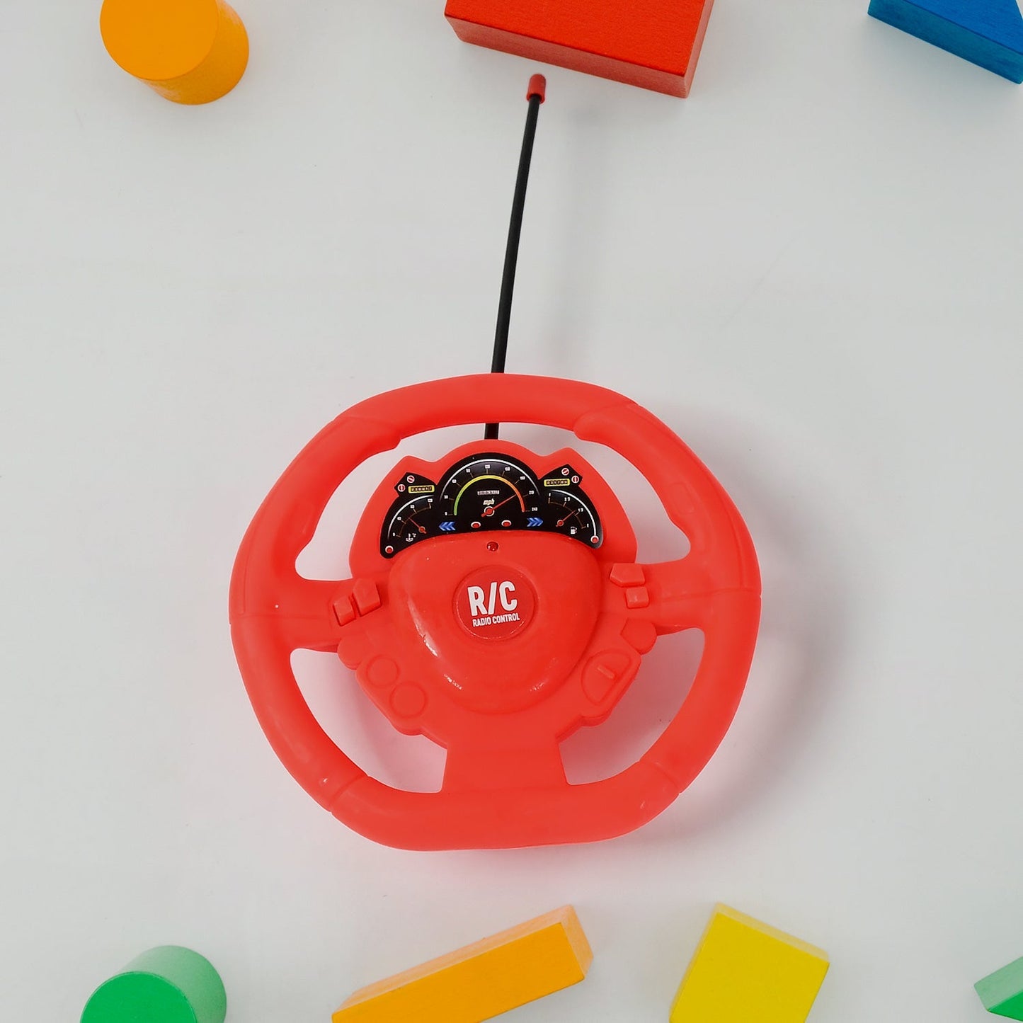 Plastic Remote Control Car, Remote Control Racing car with Two Function Backward and Forward. Handle Design Remote. Best Birthday Gift, Birthday Return Gift with Rechargeable Battery For Car - infinityexculsivestore.com