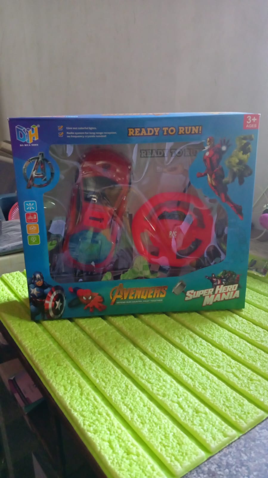 Plastic Remote Control Car, Remote Control Racing car with Two Function Backward and Forward. Handle Design Remote. Best Birthday Gift, Birthday Return Gift with Rechargeable Battery For Car - infinityexculsivestore.com