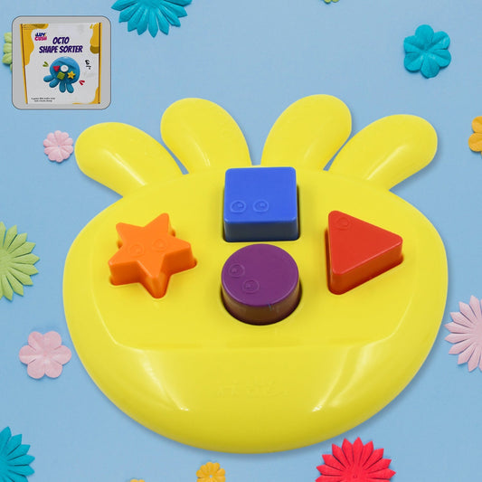 octo Shape sorter Toy Game That Make Your Kid's brain Sharp, Increase Grasping And Sorting Power Education Learning For Girls & boy, Gift Product (1 Pc)  - infinityexculsivestore.com