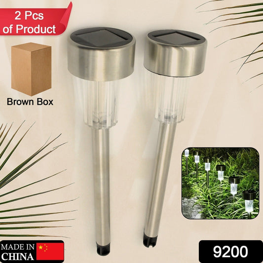 Solar Panel Led Spike Spot Light Landscape Garden Yard Path Lawn Outdors Solar Lamps, Waterproof Outdoor Decorative Landscape Lights for Garden, Patio, Yard, Walkway (2 Pc Set) - infinityexculsivestore.com