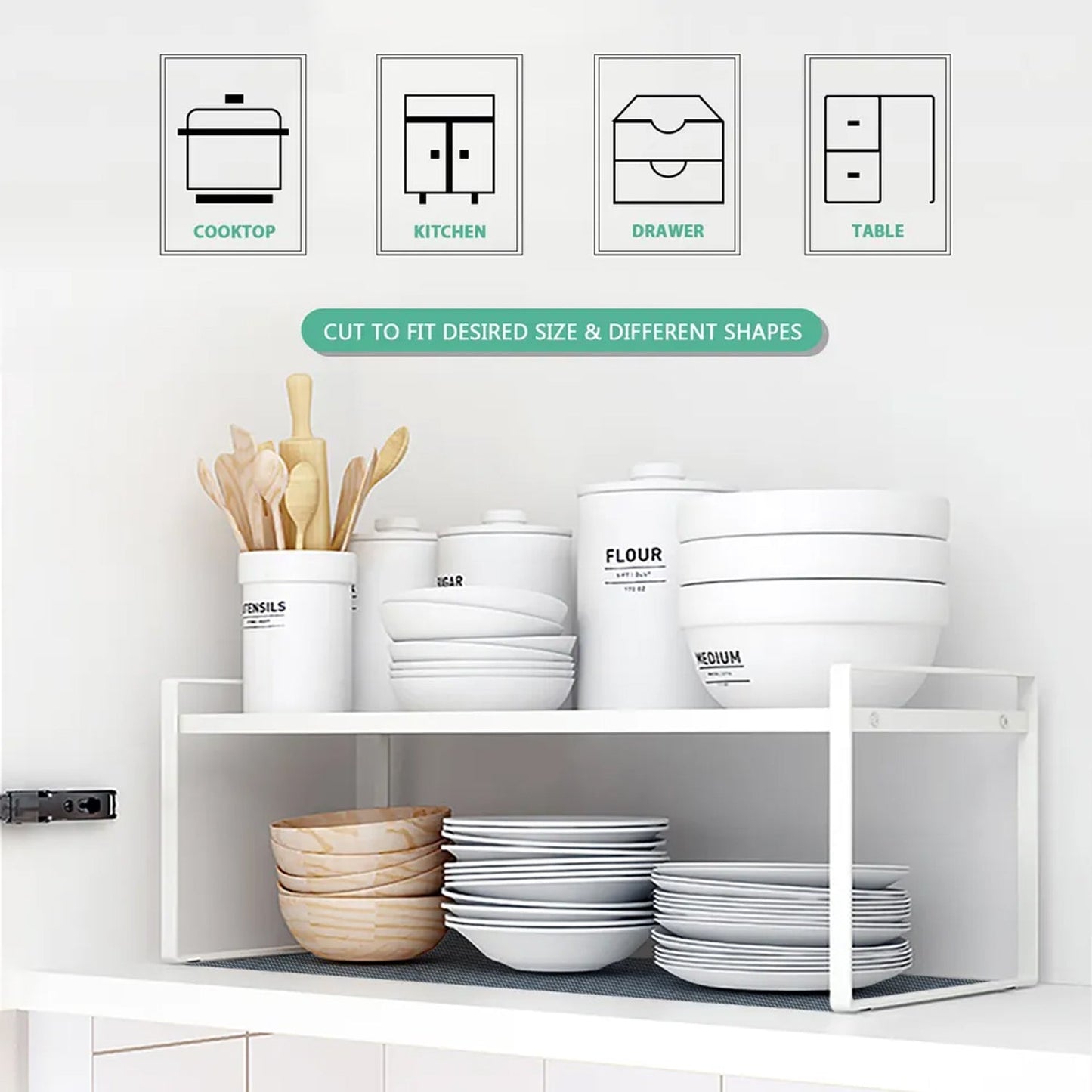 Multipurpose Anti - Slip Bathroom Kitchen Cabinet Drawer Shelf Mat Liner Sheets Roll, Fridge Mat, Table Mat Anti - Slip Super Strong Placement Mat for Fridge, Bathroom, Kitchen, Drawer, Shelf Liner (45cmx1.25m) - infinityexculsivestore.com