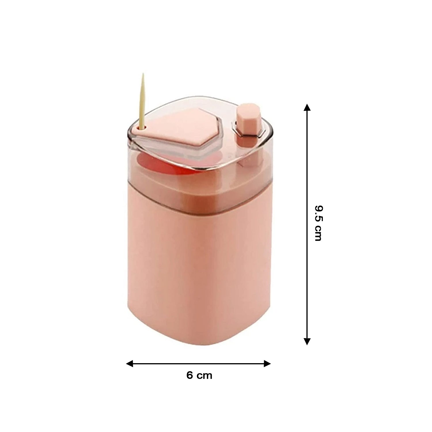 Toothpick Holder Dispenser, Pop - Up Automatic Toothpick Dispenser for Kitchen Restaurant Thickening Toothpicks Container Pocket Novelty, Safe Container Toothpick Storage Box. - infinityexculsivestore.com