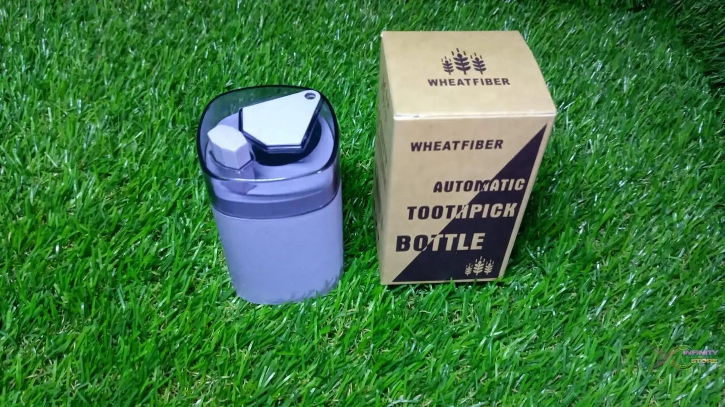 Toothpick Holder Dispenser, Pop - Up Automatic Toothpick Dispenser for Kitchen Restaurant Thickening Toothpicks Container Pocket Novelty, Safe Container Toothpick Storage Box. - infinityexculsivestore.com