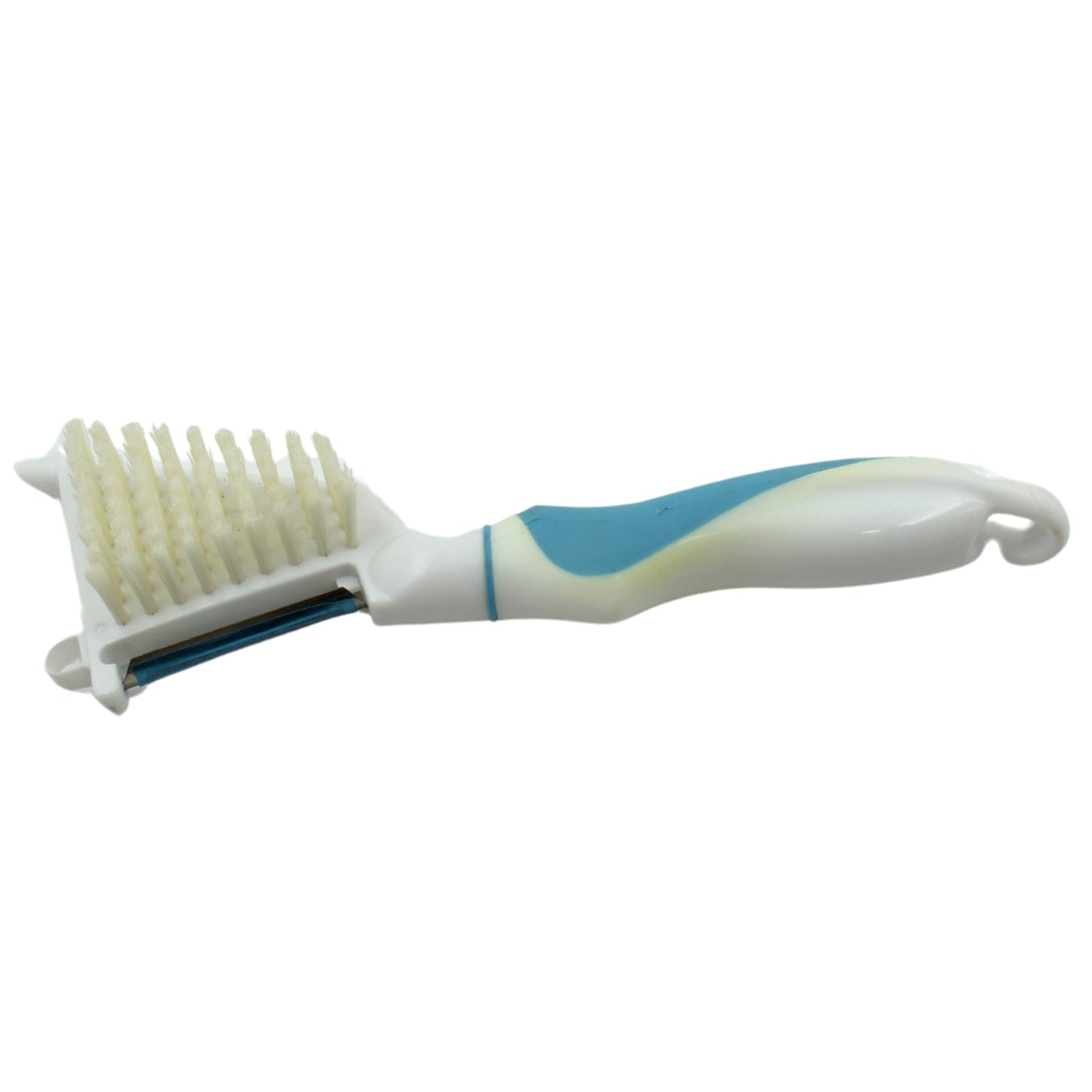 Multipurpose Peeler Brush, Vegetable Peeler with Brush, Multifunctional Fruits and Vegetable Cleaning Brush, Stainless Steel Potato Peelers, Home Kitchen Peeler with Long Handle (1 Pc ) - infinityexculsivestore.com