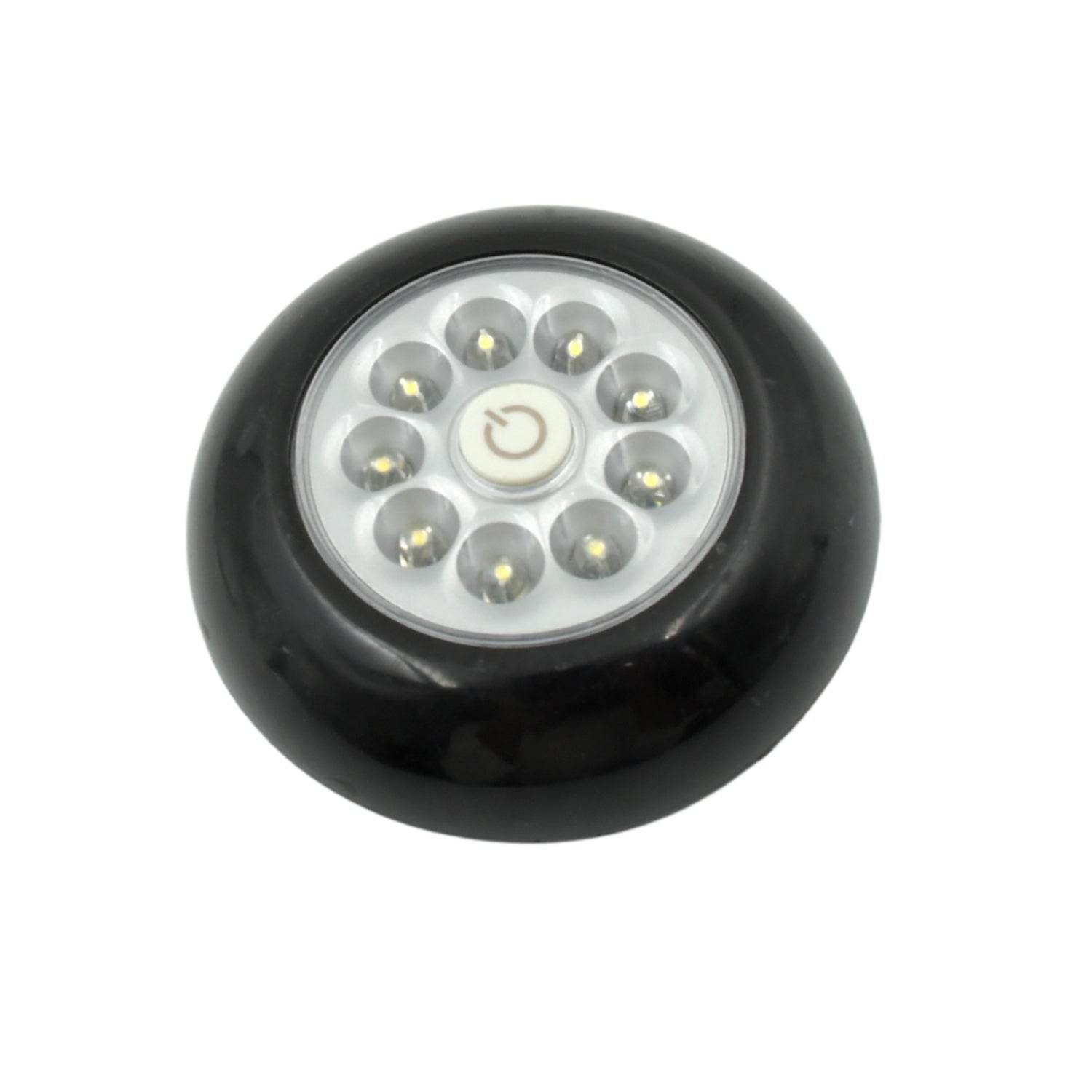 9 LED Touch Light Closet Light Battery Powered Stick-on Anywhere Puck Lights with New Strong Adhesive for Cabinet, Stair, Bedroom, Kitchen Night Light Stick Tap Night ( Battery Not Included / 1 Pc ) - infinityexculsivestore.com