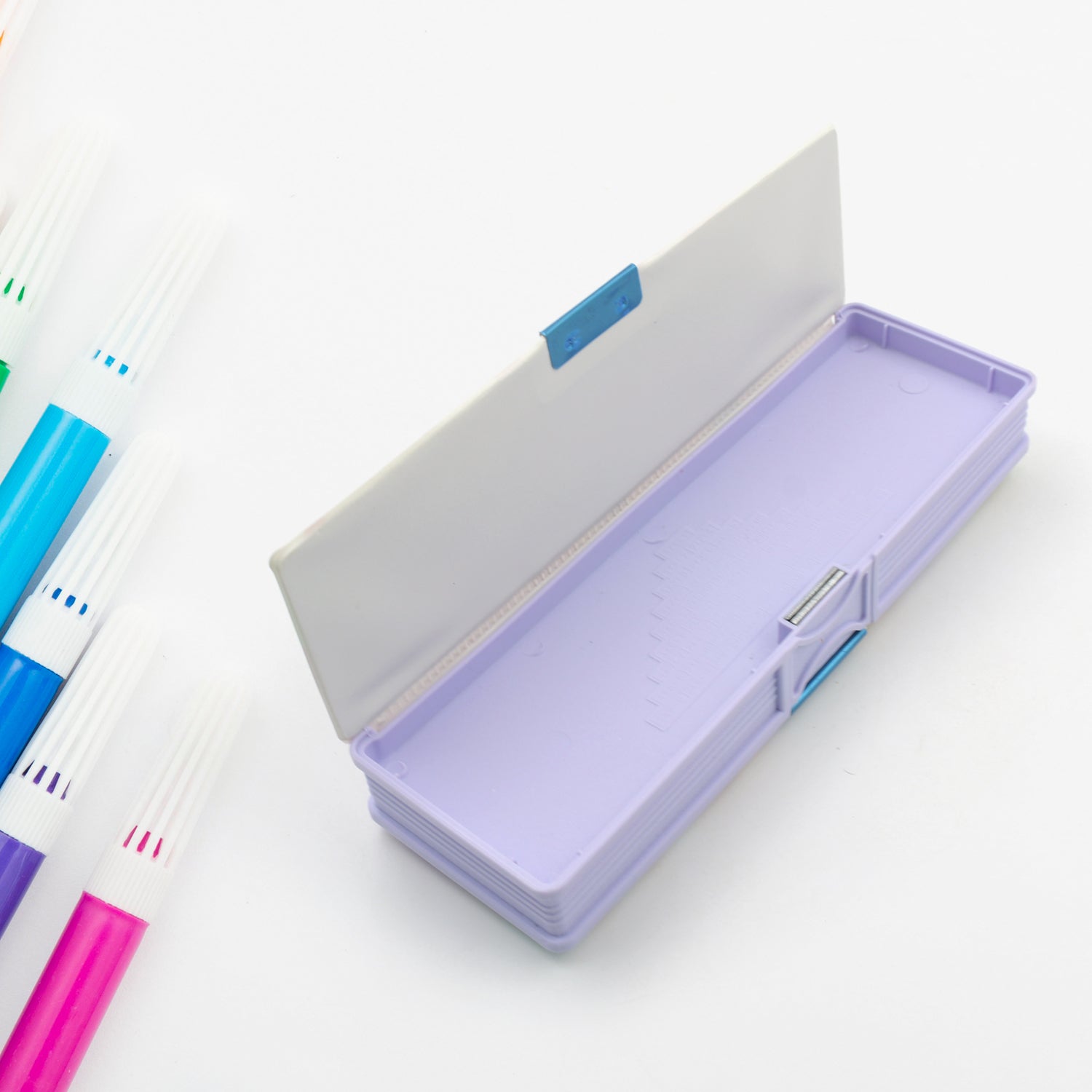 Multipurpose Compass Box, Plastic Double Deck Pencil Case with 2 Compartments, Supplies Utility Box Storage Organizer, Pencil Box for School, Cartoon Printed Pencil Case for Kids, Birthday Gift for Girls & Boys - infinityexculsivestore.com