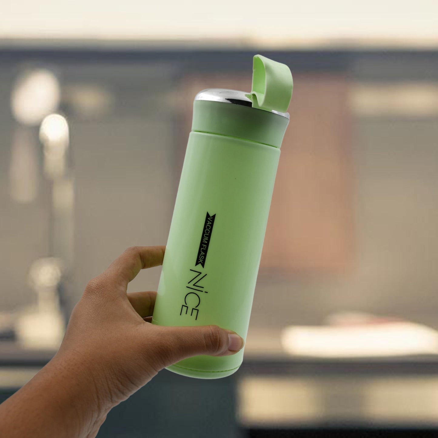 outdoor sport water bottle 400ml leak proof BPA - free for travel cold and hot water glass water bottle with daily water intake for gym and children - infinityexculsivestore.com