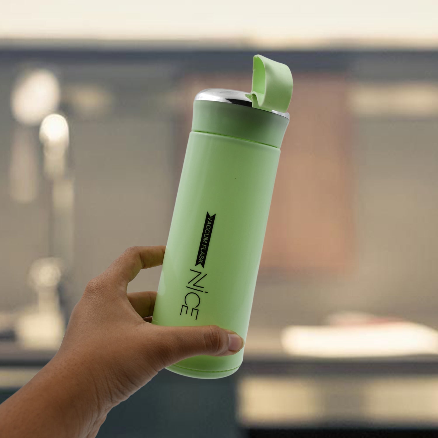 outdoor sport water bottle 400ml leak proof BPA - free for travel cold and hot water glass water bottle with daily water intake for gym and children - infinityexculsivestore.com