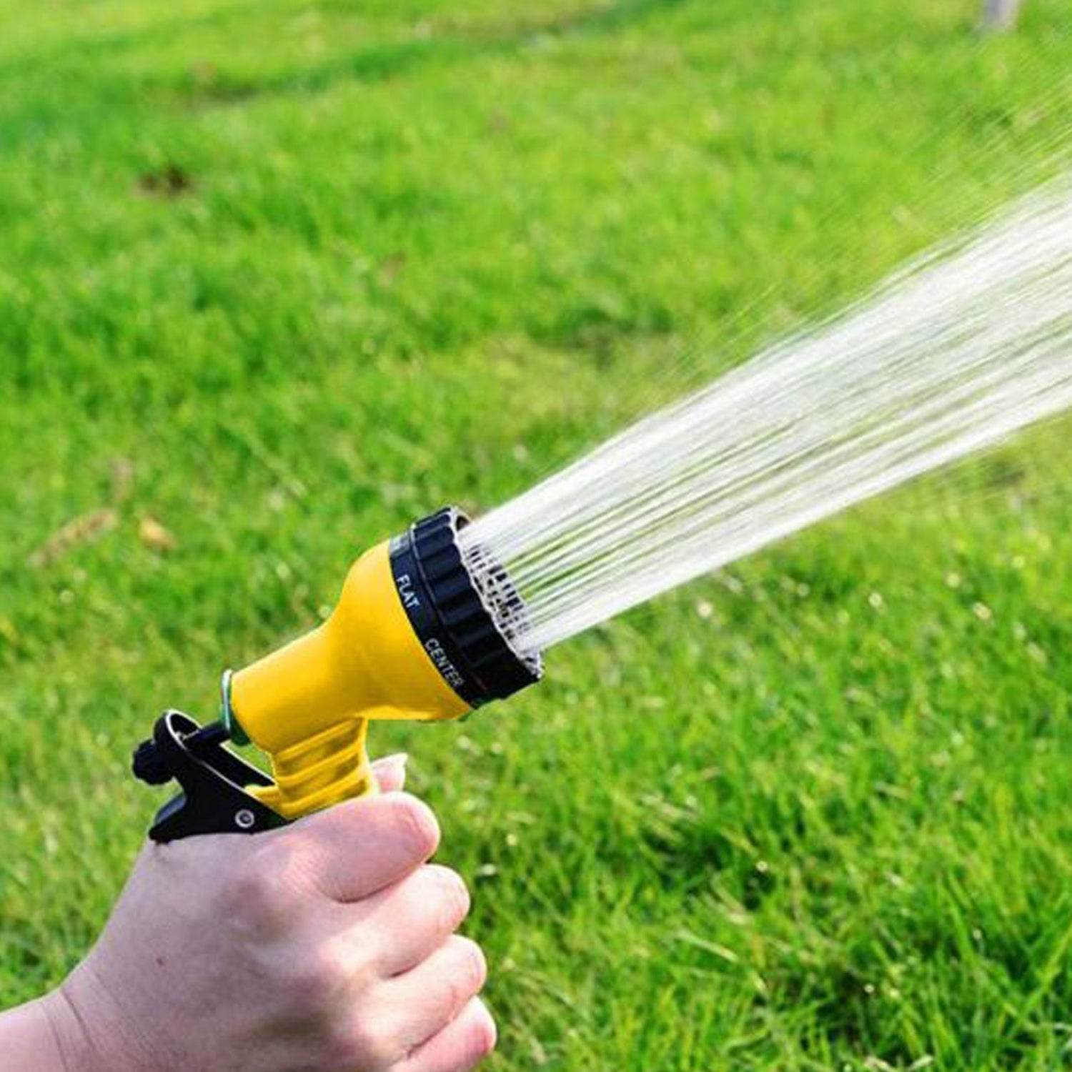 Hose Nozzle Garden Hose Nozzle Hose Spray Nozzle with 8 Adjustable Patterns Front Trigger Hose Sprayer Heavy Duty Metal Water Hose Nozzle for Cleaning, Watering, Washing, Bathing - infinityexculsivestore.com