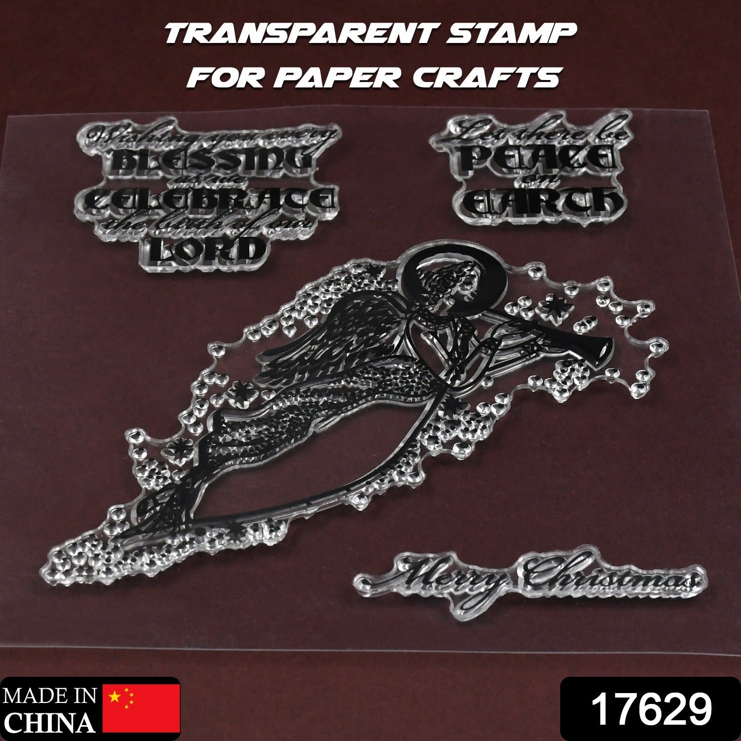 Reusable Rubber Stamp, TPR Stamp DIY Accessories Good Stamping Effect DIY Transparent Stamp Stick Repeatedly for Envelope for Diary for Invitation Letter Photo Album Decoration for Paper Crafts (Mix Design / 1 Set) - infinityexculsivestore.com