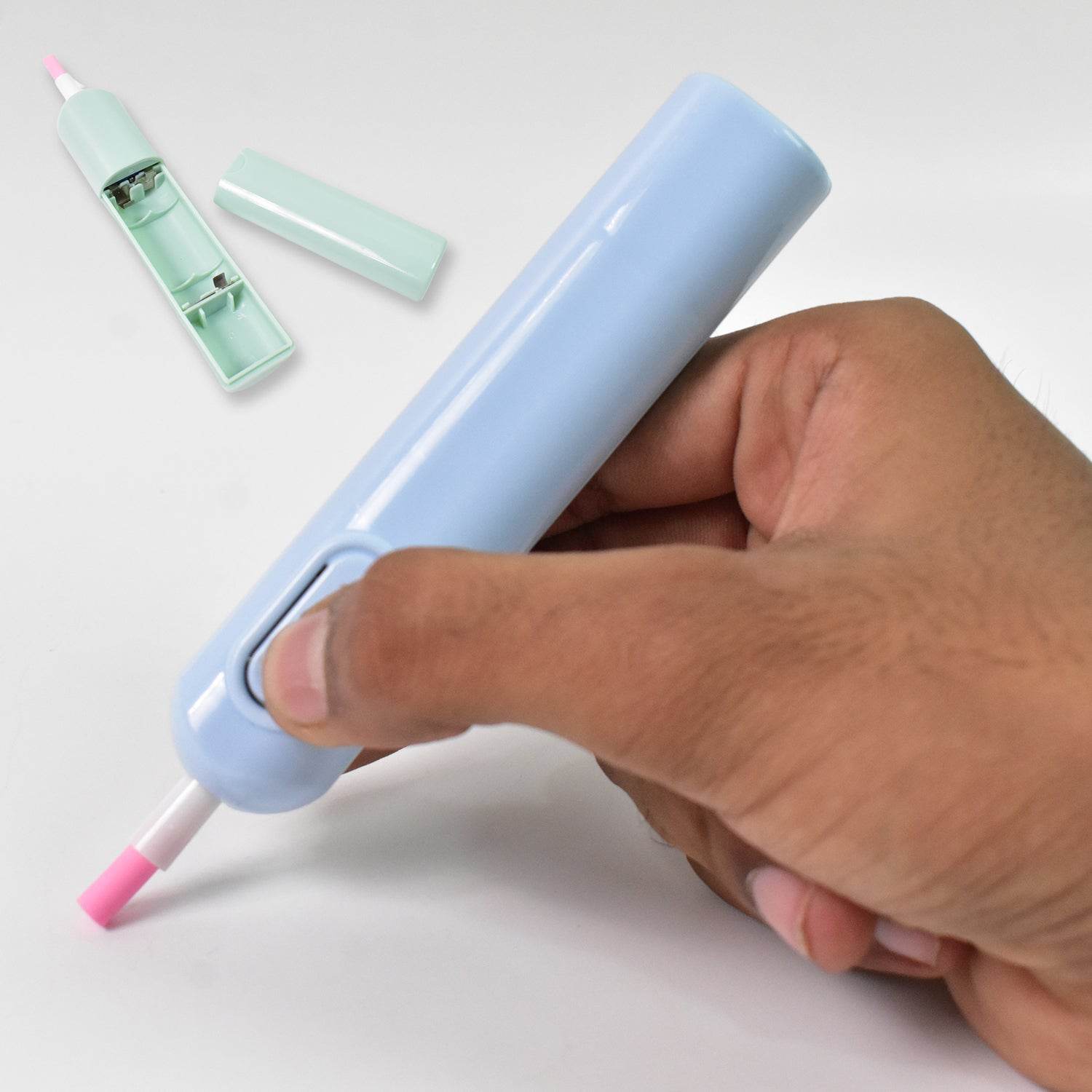 Electric Eraser Kit Automatic Pencil Eraser Battery Operated with 10 Eraser Refills Suitable for use with Graphite Pencils Drawing Painting Sketching Drafting Supplies Stationery Child Gifts (Battery Not Included / Mix Design) - infinityexculsivestore.com