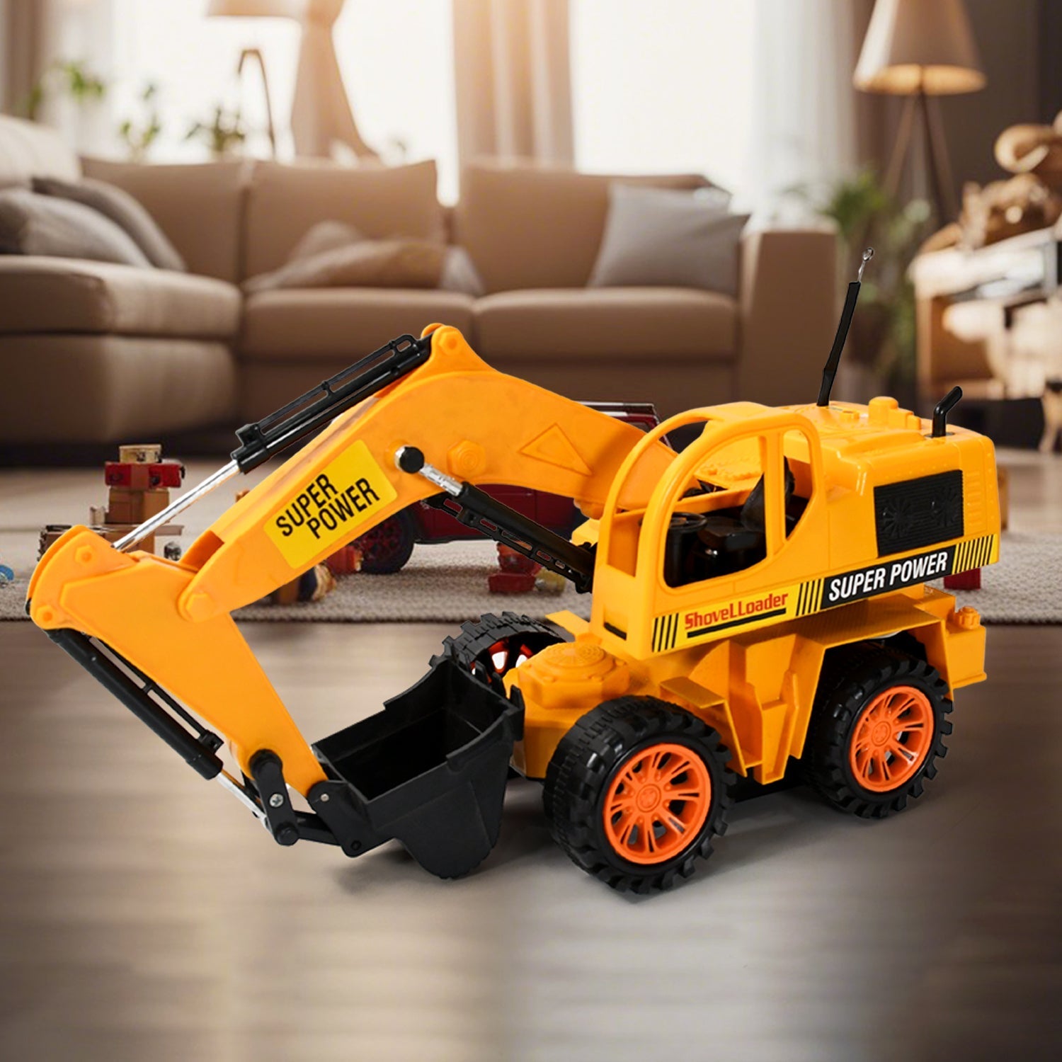Plastic JCB Construction Toy Remote Control JCB Toys for Kids Boys, Super Power Remote Control JCB Truck Construction Toy (1 Set) - infinityexculsivestore.com