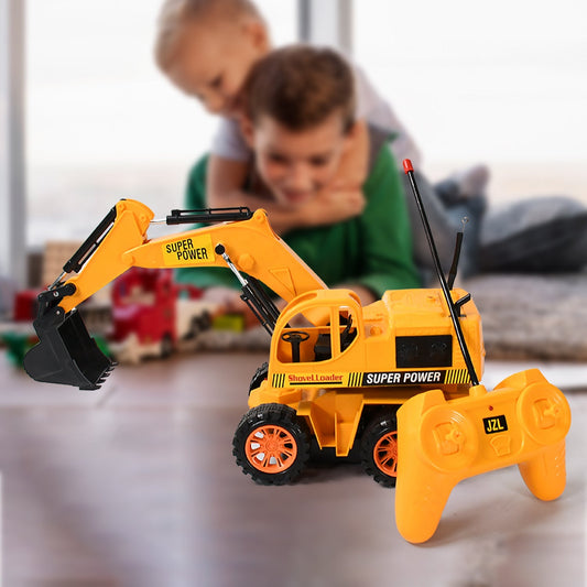 Plastic JCB Construction Toy Remote Control JCB Toys for Kids Boys, Super Power Remote Control JCB Truck Construction Toy (1 Set) - infinityexculsivestore.com