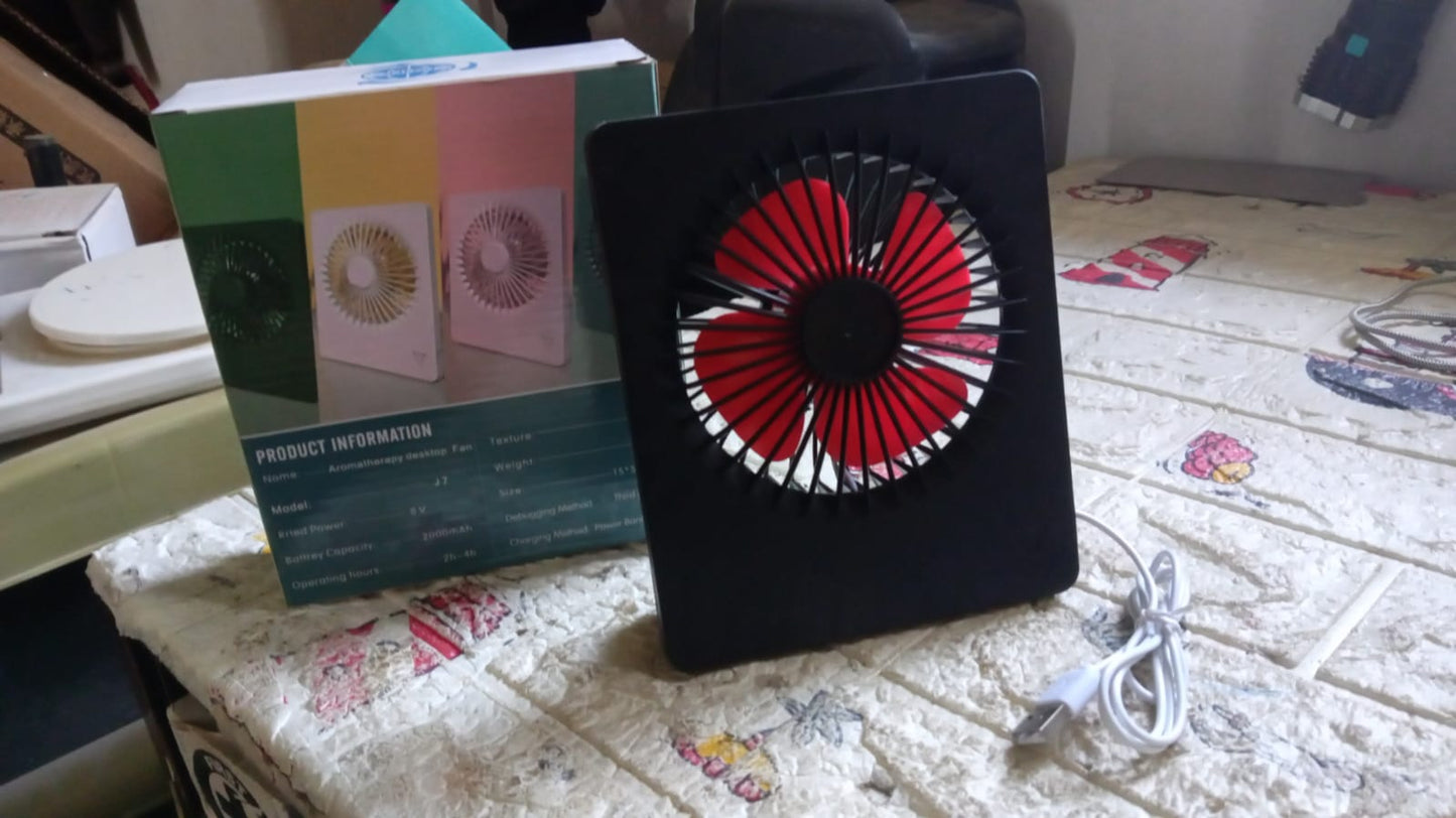 PORTABLE DESK FAN TABLE FAN 1 STEP SPEED SETTING FAN PERSONAL DESK FAN SUITABLE FOR OFFICE ,SCHOOL & HOME USE - infinityexculsivestore.com