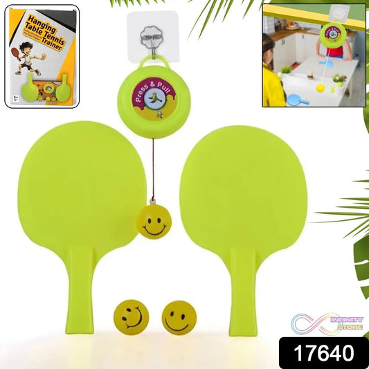 Portable Indoor Hanging Table Tennis with Three Ball, Table Tennis Self Training Set - infinityexculsivestore.com