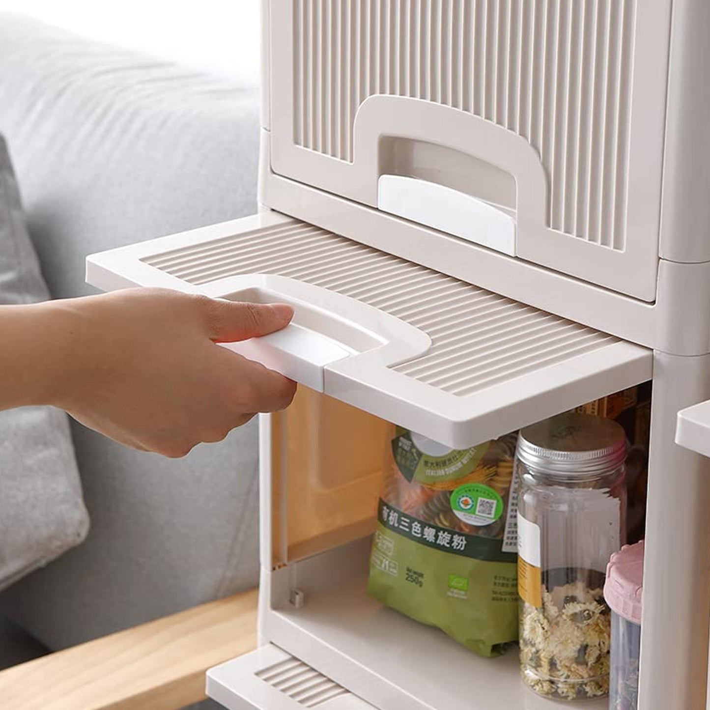 Multipurpose Storage Cabinet, Storage Solutions plastic drawers || Multi Layer Wardrobe Storage Drawers || Foldable Multipurpose Drawer Units For Kitchen, Bathroom, Bedroom, Cloth (2 Layer) - infinityexculsivestore.com