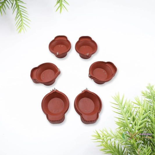 Water Sensor Diyas for Diwali Decoration | Diyas for Home Decoration| Diwali Decoration Items for Home Decor Diyas | Diwali LED Diyas Candle with Water Sensing Technology E - Diya (6Pc Set) - infinityexculsivestore.com