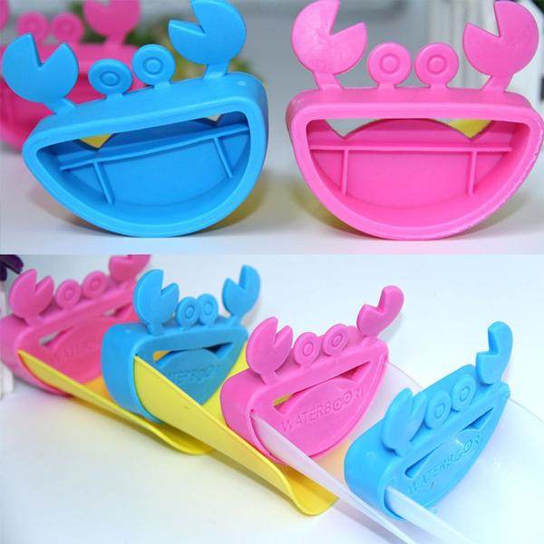 Faucet Extender | Easy Use for Hand Washing for Kids, Toddlers, Babies and Children | Silicone Sink Handle Extender | Fun Hand-Washing Solution | Cute Duck Mouth Design Wash Helper Bathroom Sink for Babies and Children (1 Pc) - infinityexculsivestore.com
