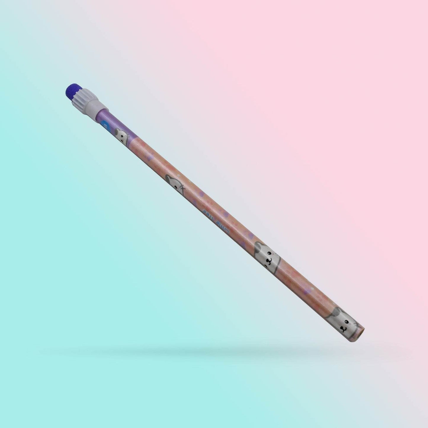 Cute Rabbit Bear Drawing Graphite Writing Pencil Set with Pencil Sharpener & Eraser, Pencil and Eraser Set with Eraser for Kids, for Girls, Fancy School Stationary, Birthday Party Return Gift (14 Pc Set) - infinityexculsivestore.com