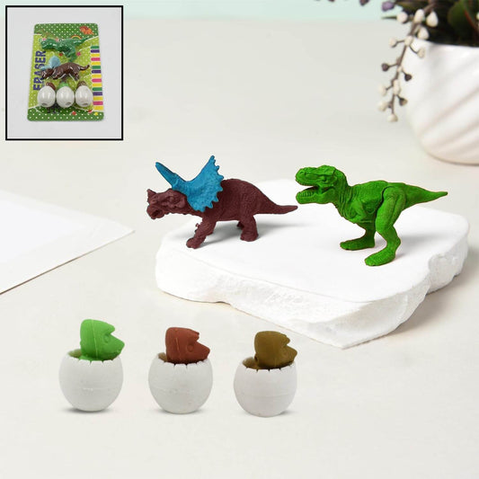 Dinosaur Shaped Erasers & Egg shape Eraser for Kids, Dinosaur Erasers Puzzle 3D Eraser, Mini Eraser Dinosaur Toys, Desk Pets for Students Classroom Prizes Class Rewards Party Favors (5 Pcs Set) - infinityexculsivestore.com