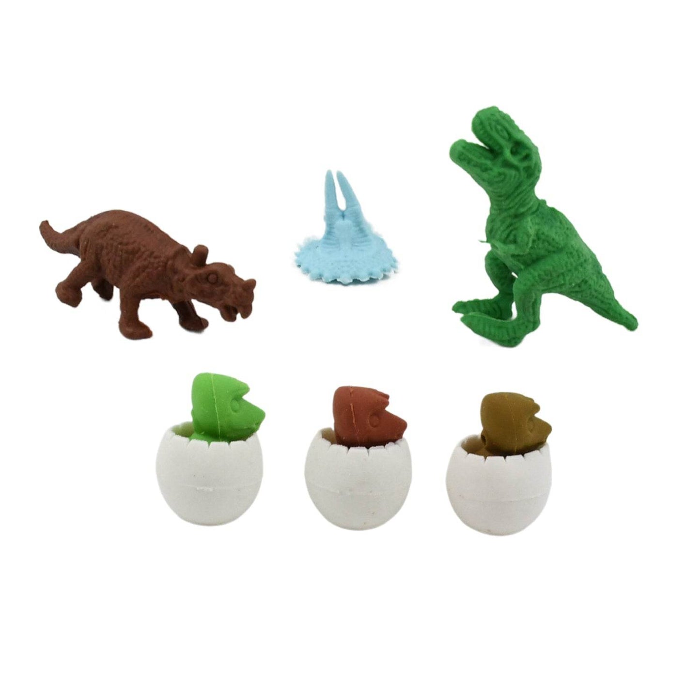 Dinosaur Shaped Erasers & Egg shape Eraser for Kids, Dinosaur Erasers Puzzle 3D Eraser, Mini Eraser Dinosaur Toys, Desk Pets for Students Classroom Prizes Class Rewards Party Favors (5 Pcs Set) - infinityexculsivestore.com
