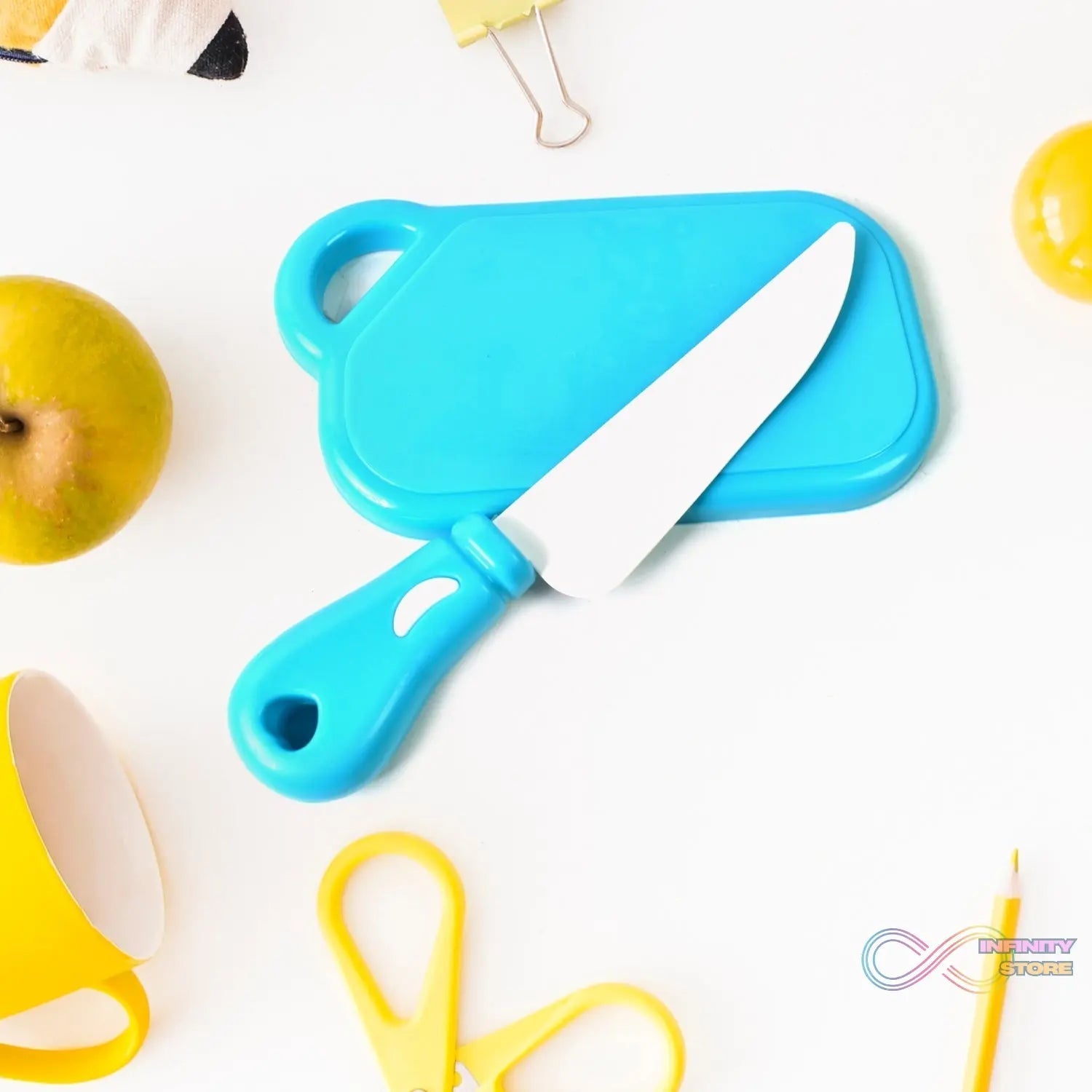 Realistic slice - able fruits and vegetables cut in 2 part play toy set - infinityexculsivestore.com