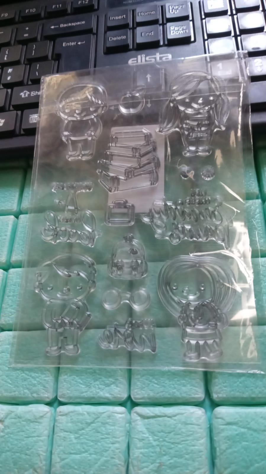 Reusable Rubber Stamp, TPR Stamp DIY Accessories Good Stamping Effect DIY Transparent Stamp Stick Repeatedly for Envelope for Diary for Invitation Letter Photo Album Decoration for Paper Crafts (Mix Design / 1 Set) - infinityexculsivestore.com