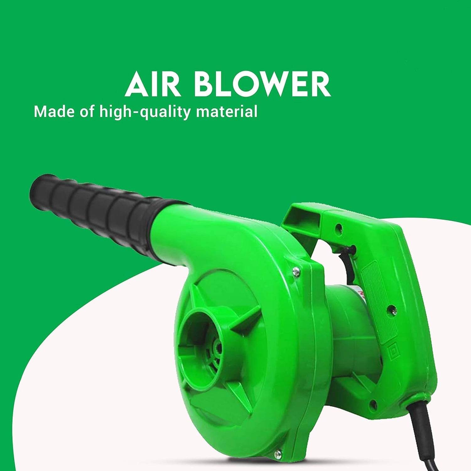 650V Blower Portable rifel Range Heavy Duty air Blower, Electric Air Blower for Home/Office/Car/Pc/Computer Dust/Garage/Patio/Garden Leaf/Trash Cleaning (350W, 2.3 m3/min, 13000 RPM, Green) - infinityexculsivestore.com