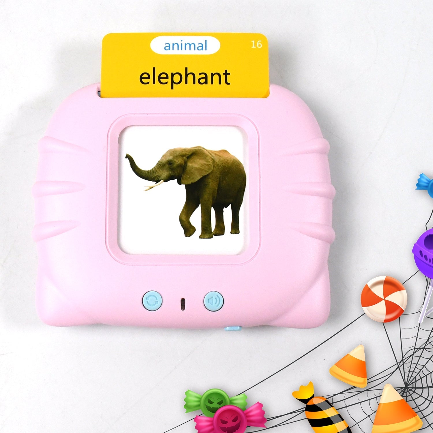 Preschool Learning Toys Flash Cards for Small Kids Educational Toys English Words Learning Machine for Kids with 224 Words, Birthday Gift for Kids Intelligent Electric Kids Language Card (1 Set) - infinityexculsivestore.com