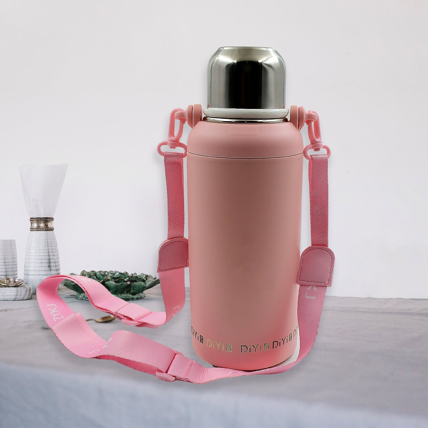 Stainless Steel tumblers 316 Stainless Steel, Vacuum Insulated Cup / Bottle, Portable Travel Kettle / Water Bottle with Handle, Outdoor Large Capacity Sports Kettle Cups / Bottle (1300 ML) - infinityexculsivestore.com