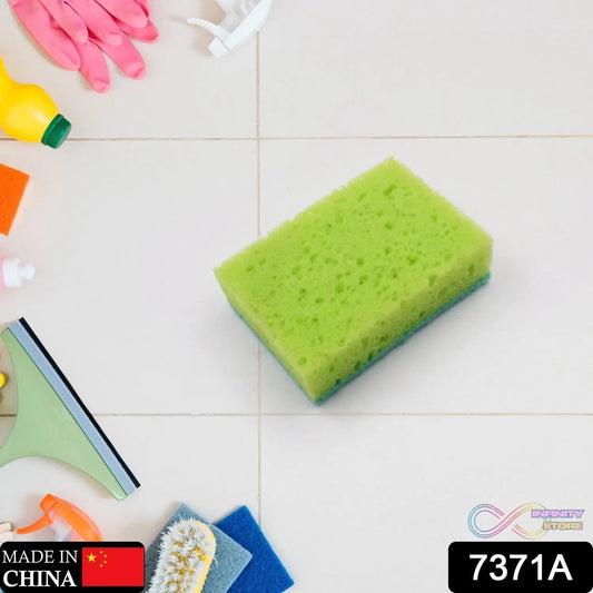 Multi - Purpose Medium 2 In 1 Color Scratch Scrub Sponges, Sponge, Wear Resistance, Dish Washing Tool, High Friction Resistance Furniture for Refrigerator Sofa for Kitchen, Household (1 Pc) - infinityexculsivestore.com