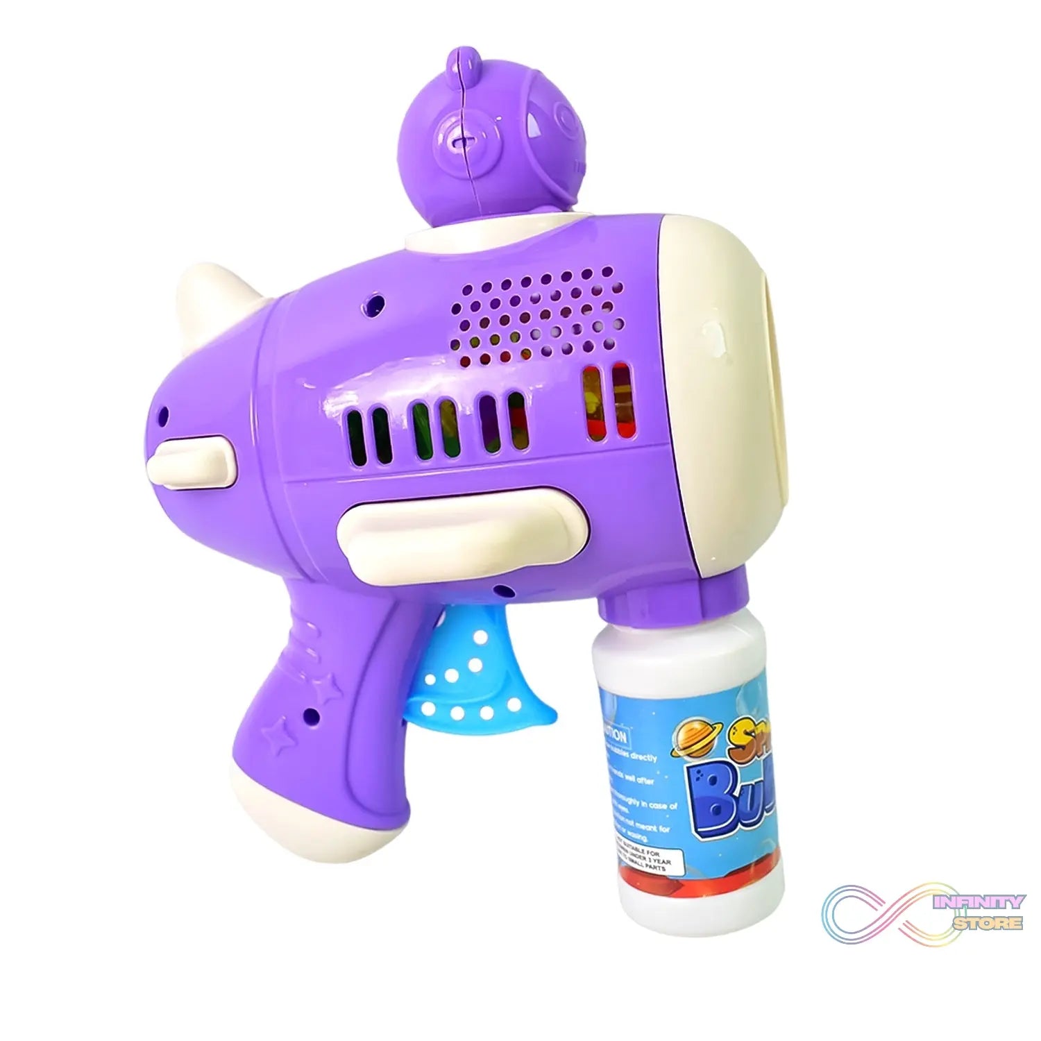 Space Bubble Gun Toy For Kids (with Solution) - infinityexculsivestore.com