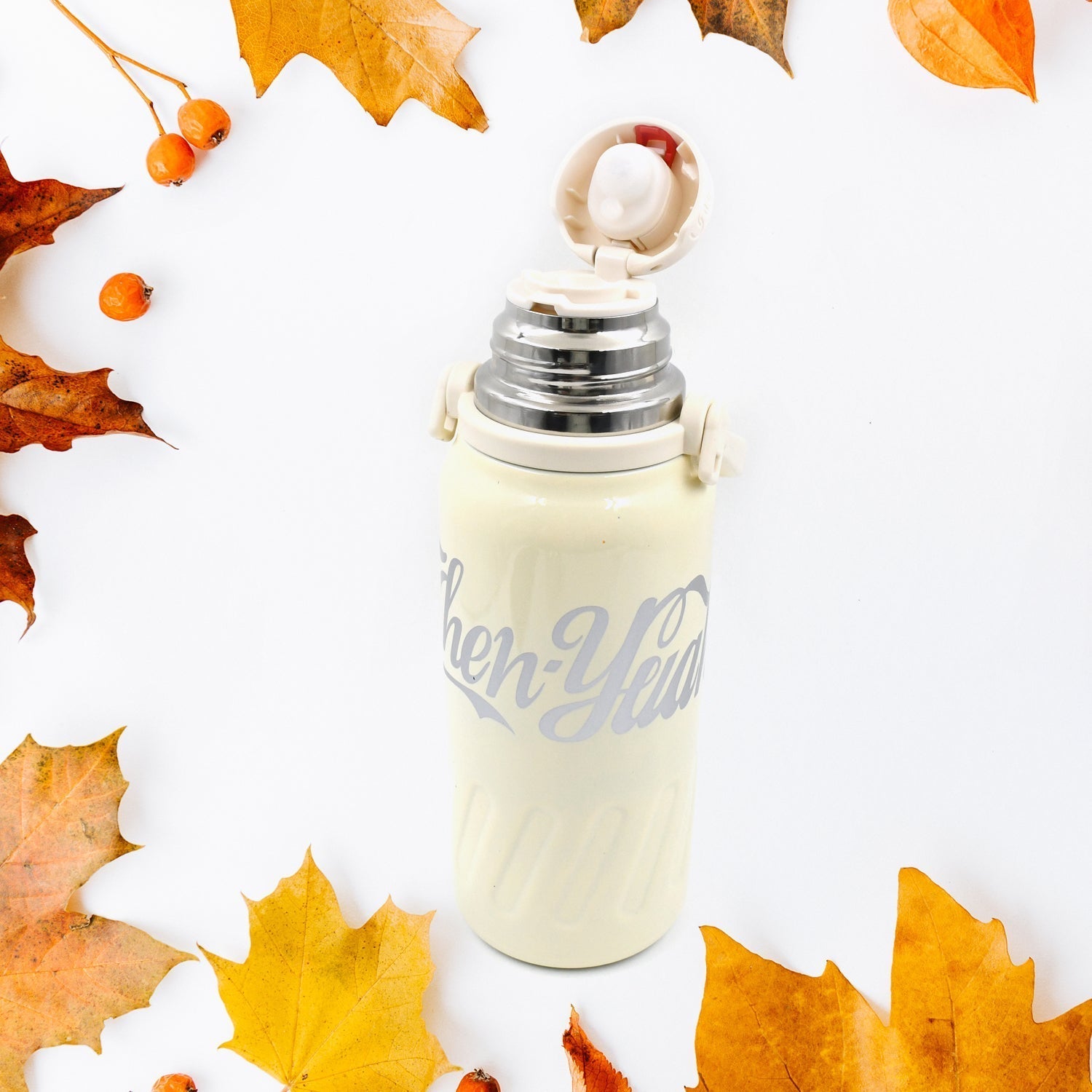 Stainless Steel Vacuum Insulated Water Bottle | Leak Proof Flask for Tea Coffee | Reusable Water Bottle with Hanging Strap | Bottle for Hot & Cold Drinks Wide Mouth Water Flask 1200 ML - infinityexculsivestore.com