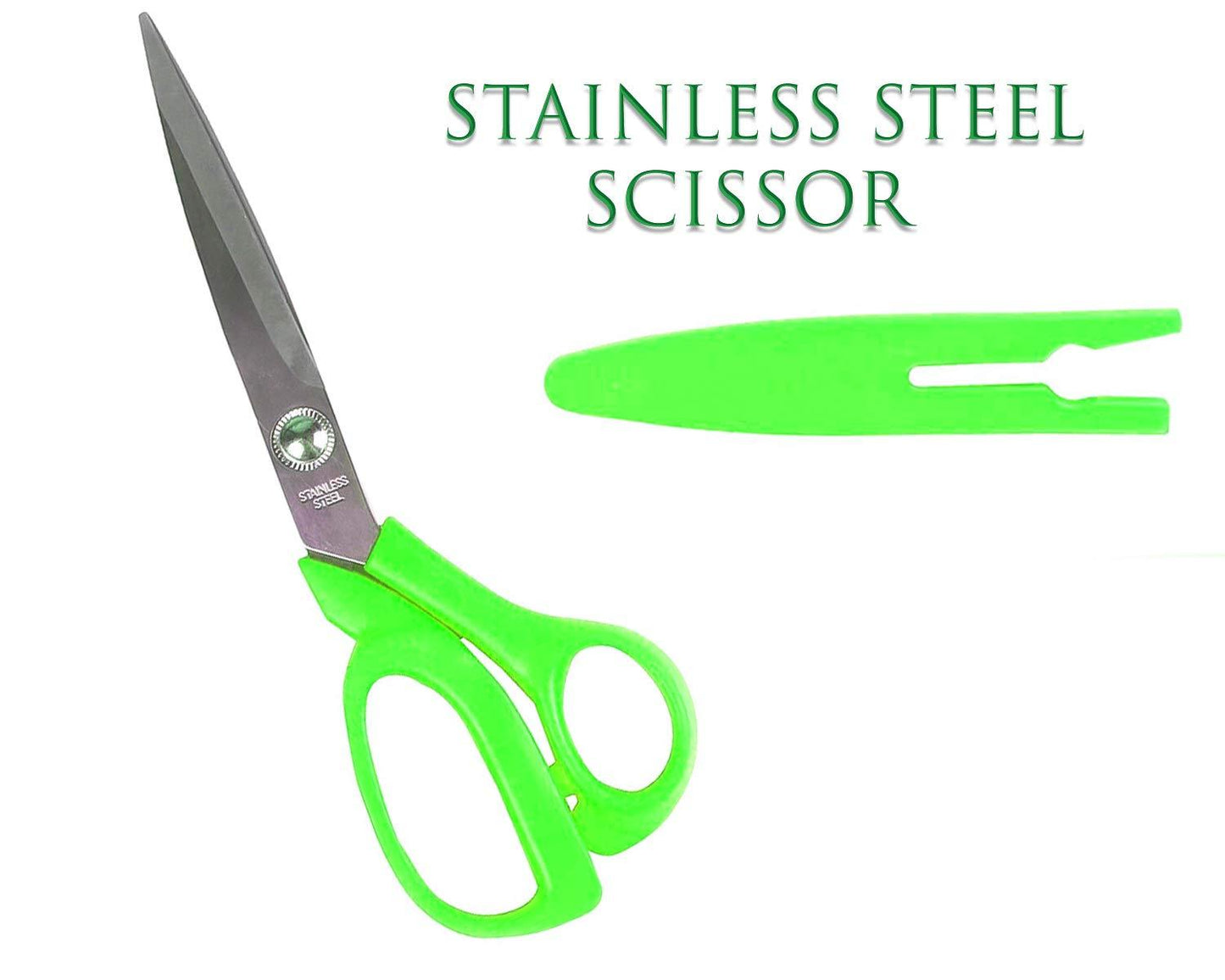 stainless Steel Scissors with Cover 8inch - infinityexculsivestore.com