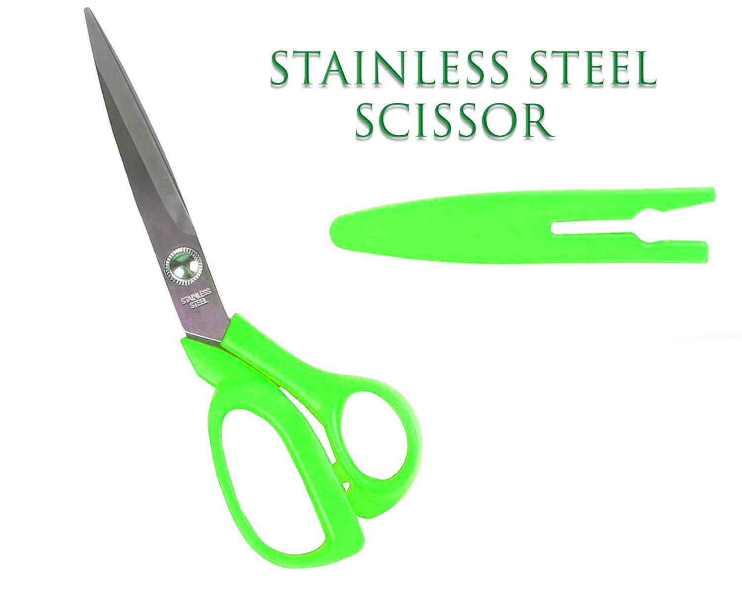 stainless Steel Scissors with Cover 8inch - infinityexculsivestore.com