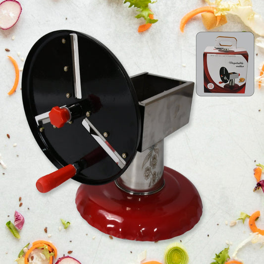 Stainless Steel Chips Maker and Vegetable Slicer for Kitchen Potato Slicer Graters and Chippers. Chips Maker is Suitable for Vegetable Cuttings. Chips Maker Consist Hard Coated Iron Wheel and Stand. - infinityexculsivestore.com