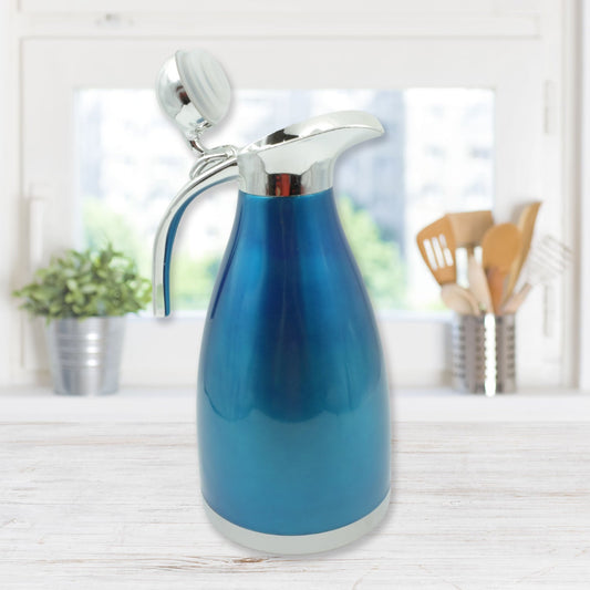 Vacuum Insulated Kettle Jug, Vacuum Insulated Thermos Kettle Jug Insulated Vacuum Flask, Vacuum Kettle Jug Stainless Steel For Milk ,Tea ,Beverage Home Office Travel Coffee (2 Ltr / 1Pc) - infinityexculsivestore.com