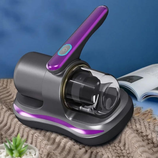 Powerful Suction Portable Handheld Vacuum Cleaner - Low Noise Vacuum Cleaner for Bed - Cordless Vacuum Cleaner for Car Seat Crevices Pillows, Mattresses, Sofas Wireless Anti Dust and Mite Cleaner - infinityexculsivestore.com