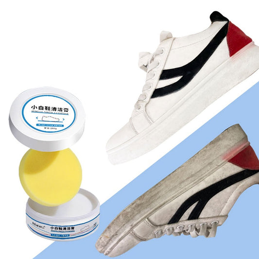 Stain Remover Cleansing Cream for Shoe Polish Sneaker Cleaning Kit Shoe Eraser Stain Remover White Rubber Sole Shoe Cleaner White Shoe Cleaning Cream Stain Remover (260 Gm) - infinityexculsivestore.com